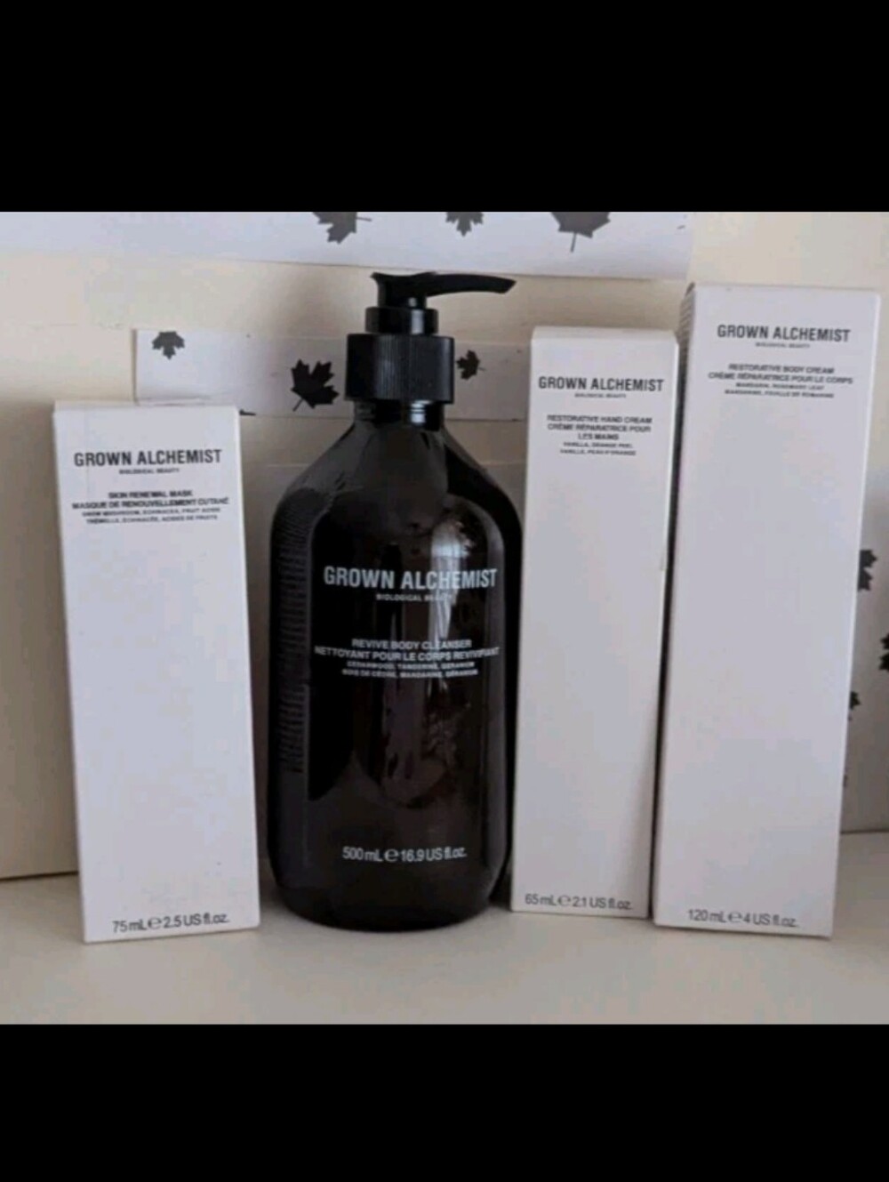 Grown Alchemist Bundle - Cleanser, Mask, Hand Cream and Body Cream